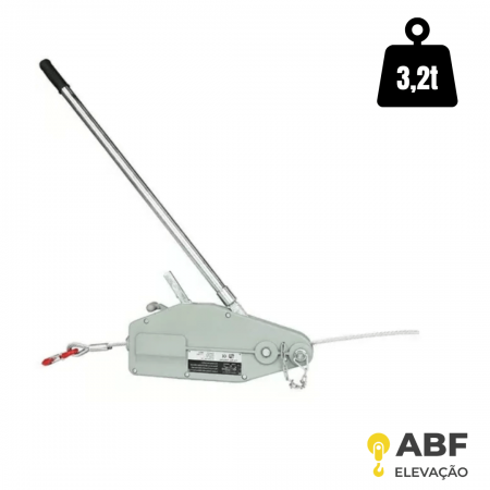 Guincho de Alavanca 3,2T x 20 Metros — ABF Elevação