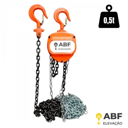 Talha Manual de Corrente 500 kg x 3 m — ABF Elevação
